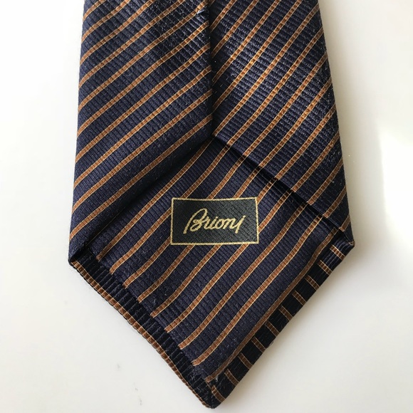 Brioni striped silk tie - Picture 4 of 7